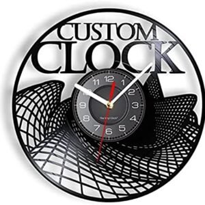 horloge vinyle personnalisée AGlitw