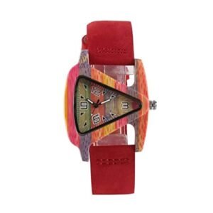 montre cadran bois femme Moligin