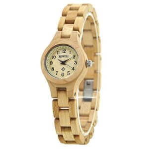 montre femme bois BEWELL