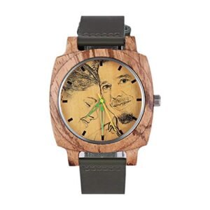 montre bois personnalisable gravure HOUSWEETY