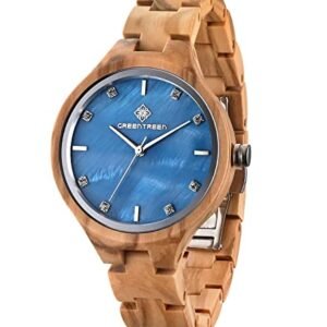 montre en bois femme personnalisable GREENTREEN