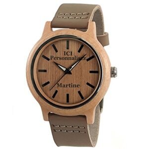 montre en bois personnalisable Générique