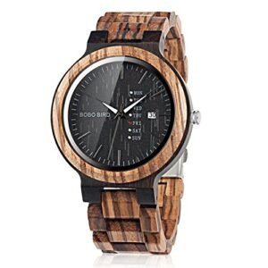 montre bois homme fossil BOBO BIRD