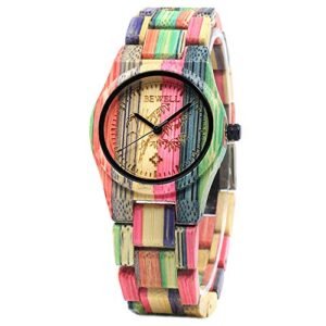 montre en bois d olivier BEWELL