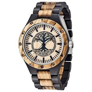 montre en bois homme Tiong