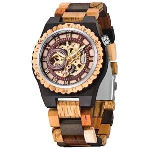 montre bracelet bois homme Tiong