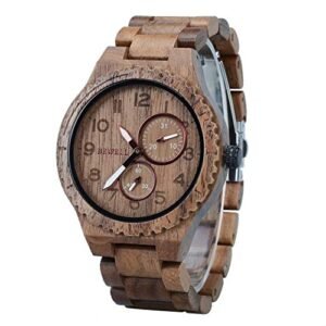 montre en bois automatique homme BEWELL