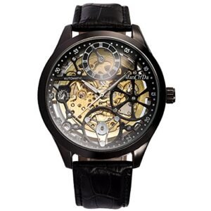 montre en bois avec mecanisme apparent ManChDa